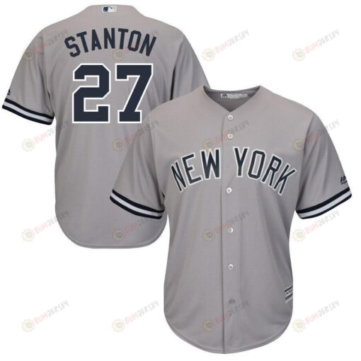 Giancarlo Stanton New York Yankees Cool Base Player Jersey - Gray