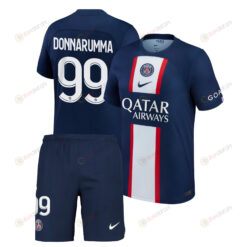 Gianluigi Donnarumma 99 Paris Saint-Germain Home Kit 2022-23 Men Jersey - Blue