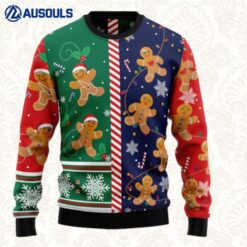 Gingerbread Christmas Cookie Ugly Sweaters For Men Women Unisex