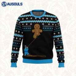 Gingerbread Cookie Monster Ugly Sweaters For Men Women Unisex