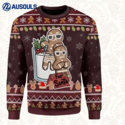 Gingerbread For Santa Ugly Sweaters For Men Women Unisex