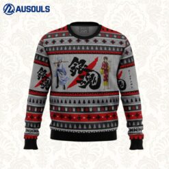 Gintama Shinsuke and Gintoki Ugly Sweaters For Men Women Unisex