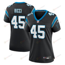 Giovanni Ricci 45 Carolina Panthers Women's Team Game Jersey - Black