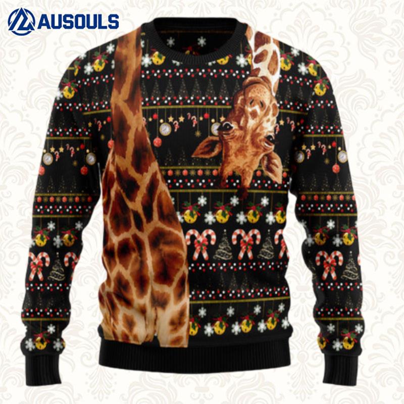 Giraffe Funny TY1211 Ugly Christmas Sweater Ugly Sweaters For Men Women Unisex