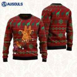 Giraffe Winter Ugly Christmas Sweater Ugly Sweaters For Men Women Unisex