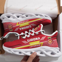 Girona Logo Custom Name Pattern 3D Max Soul Sneaker Shoes