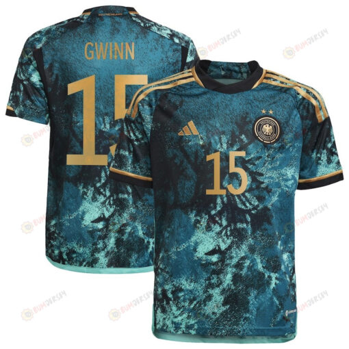 Giulia Gwinn 15 Germany 2023 National Team Away Youth Jersey