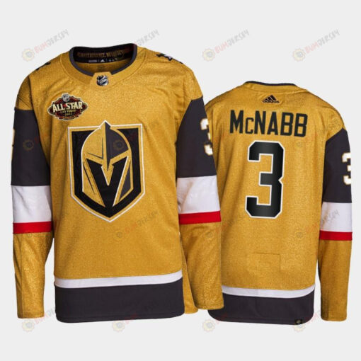 Golden Knights Brayden Mcnabb 2022 All-star Gold Primegreen Jersey