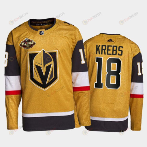 Golden Knights Peyton Krebs 2022 All-star Gold Primegreen Jersey