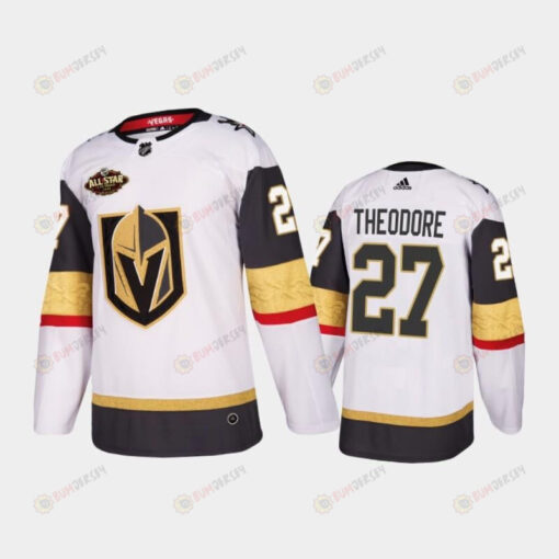 Golden Knights Shea Theodore 2022 All-star Away White Jersey