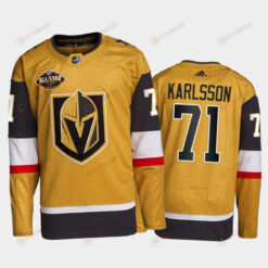 Golden Knights William Karlsson 2022 All-star Gold Primegreen Jersey