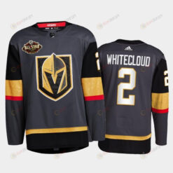 Golden Knights Zach Whitecloud 2022 All-star Black Alternate Primegreen Jersey