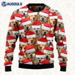 Golden Retriever Group Awesome Ugly Sweaters For Men Women Unisex