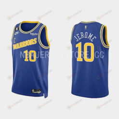 Golden State Warriors 10 Ty Jerome 2022-23 Classic Edition Royal Men Jersey