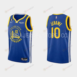 Golden State Warriors 10 Ty Jerome 2022-23 Icon Edition Royal Men Jersey