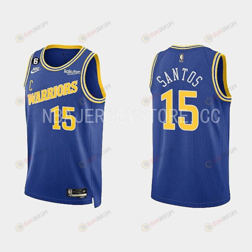 Golden State Warriors 15 Gui Santos 2022-23 Classic Edition Royal Men Jersey