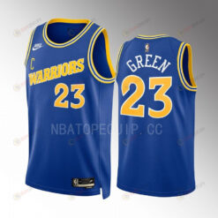 Golden State Warriors Draymond Green 23 2022-23 Classic Edition Blue Men Jersey Swingman