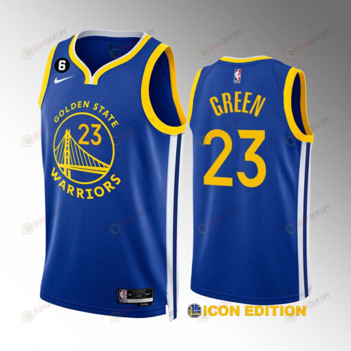 Golden State Warriors Draymond Green 23 2022-23 Icon Edition Royal Jersey Swingman