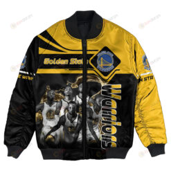 Golden State Warriors Final Team Bomber Jacket 3D Printed