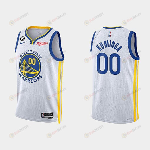 Golden State Warriors Jonathan Kuminga 00 2022-23 Association Edition White Men Jersey Swingman