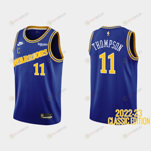 Golden State Warriors Klay Thompson 11 2022-23 Classic Edition Royal Men Jersey