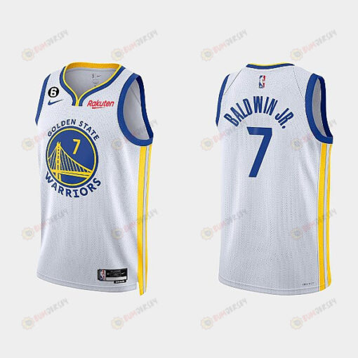 Golden State Warriors Patrick Baldwin Jr. 7 2022-23 Association Edition White Men Jersey Swingman