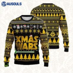 Golden Xmas Wars Greatest Characters Ugly Sweaters For Men Women Unisex