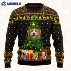 Goldendoodle Pine Ugly Sweaters For Men Women Unisex