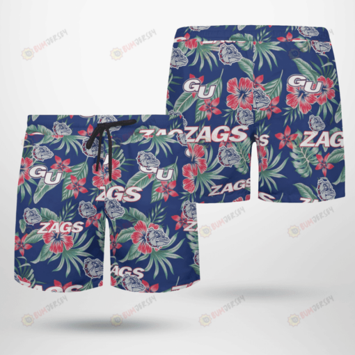 Gonzaga Bulldogs Logo Hawaiian Shorts Summer Shorts Men Shorts - Print Shorts