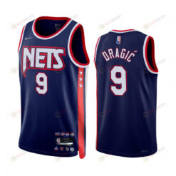 Goran Dragic 19 Brooklyn Nets Blue City Edition Jersey