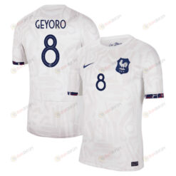 Grace Geyoro 8 France Women's National Team 2023-24 Away Men Jersey