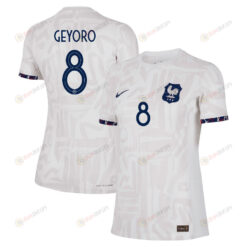 Grace Geyoro 8 France Women's National Team 2023-24 World Cup Away Women Jersey