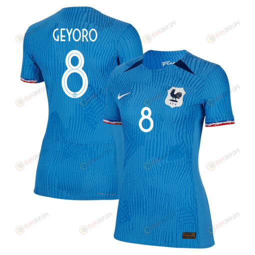 Grace Geyoro 8 France Women's National Team 2023-24 World Cup Home Women Jersey