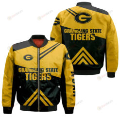 Grambling State Tigers Football Bomber Jacket 3D Printed - Stripes Cross Shoulders