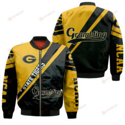 Grambling State Tigers Logo Bomber Jacket 3D Printed Cross Style