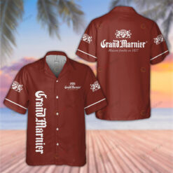 Grand Marnier Liquor 3D Printed Hawaiian Shirt