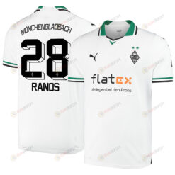 Grant-Leon Ranos 28 Borussia M?nchengladbach 2023-24 Home Men Jersey - White