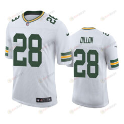 Green Bay Packers A.J. Dillon 28 White Vapor Limited Jersey