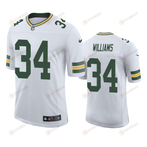 Green Bay Packers Dexter Williams 34 White Vapor Limited Jersey