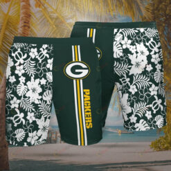 Green Bay Packers Football Team Hawaiian Shorts Summer Shorts Men Shorts - Print Shorts