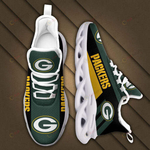 Green Bay Packers Green Yellow 3D Max Soul Sneaker Shoes