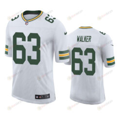 Green Bay Packers Rasheed Walker 63 White Vapor Limited Jersey