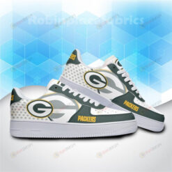 Green Bay Packers Small Logo Pattern Air Force 1 Printed