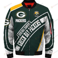 Green Bay Packers Super Bowl LVI Champions Green Bomber Jacket