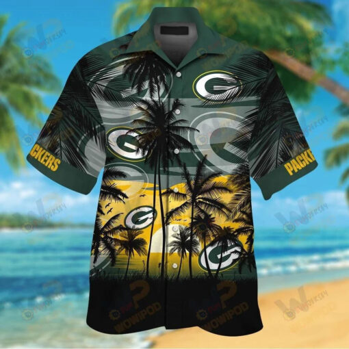 Green Bay Packers Tropical Hawaiian Shirt