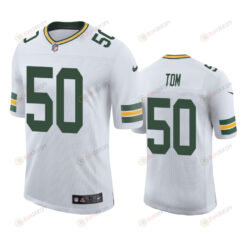 Green Bay Packers Zach Tom 50 White Vapor Limited Jersey