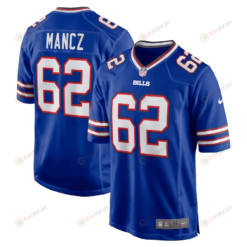 Greg Mancz 62 Buffalo Bills Game Jersey - Royal
