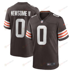 Greg Newsome II 0 Cleveland Browns Team Game Men Jersey - Brown