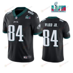 Greg Ward 84 Philadelphia Eagles Super Bowl LVII Vapor Limited Men Jersey - Black