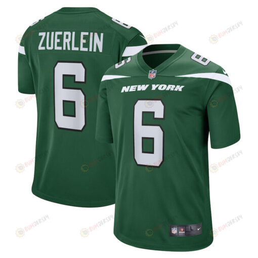 Greg Zuerlein New York Jets Game Player Jersey - Gotham Green